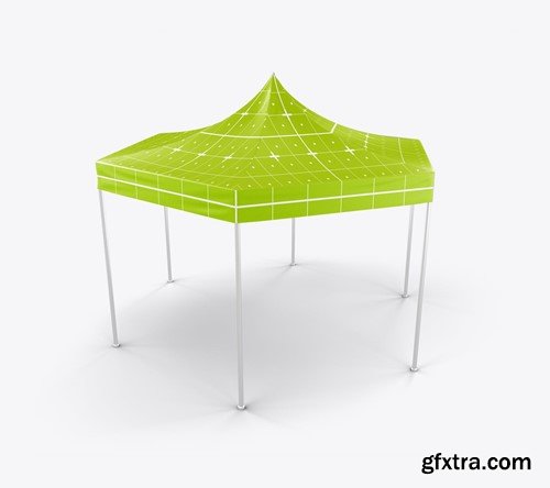 Fabric Display Tent Mockup HH64W2S