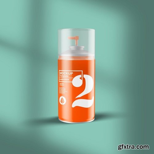 Metallic Spray Bottle Mockup 4NYVBQ7