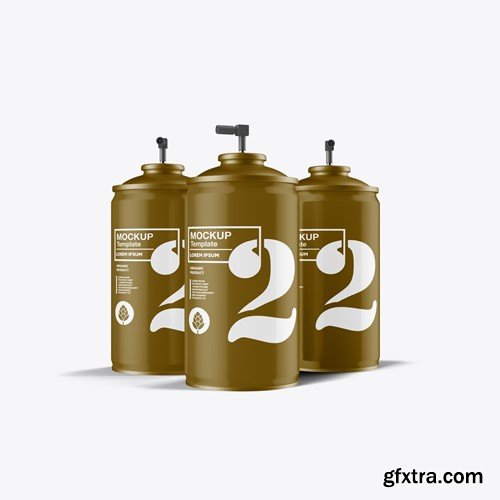 Metallic Spray Bottle Mockup 4NYVBQ7