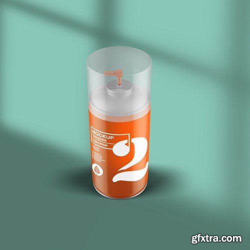 Metallic Spray Bottle Mockup 4NYVBQ7