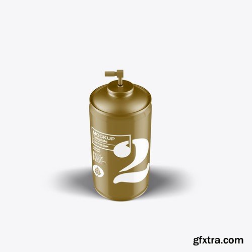 Metallic Spray Bottle Mockup 4NYVBQ7