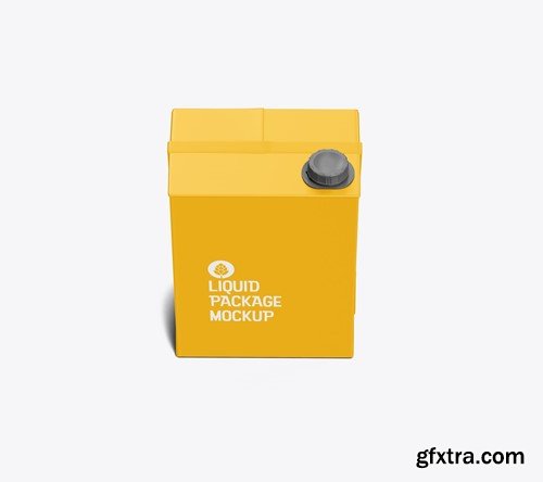 Liter Carton Package Mockup AR68BGU