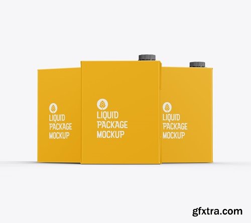 Liter Carton Package Mockup AR68BGU