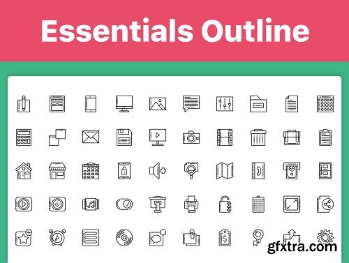 250 Essentials Icons! Ui8.net