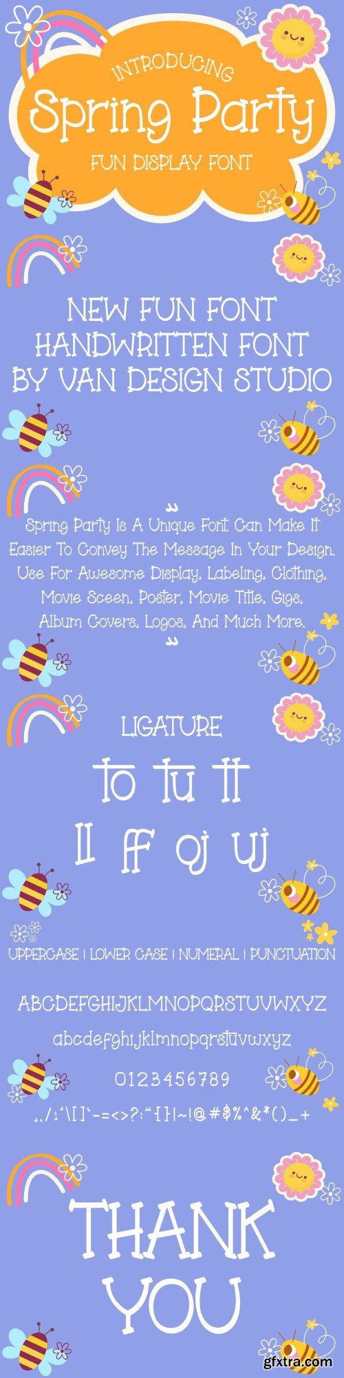 Spring Party font