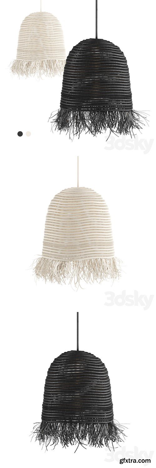 Cosydar raphia lamp / Cosydar lamp