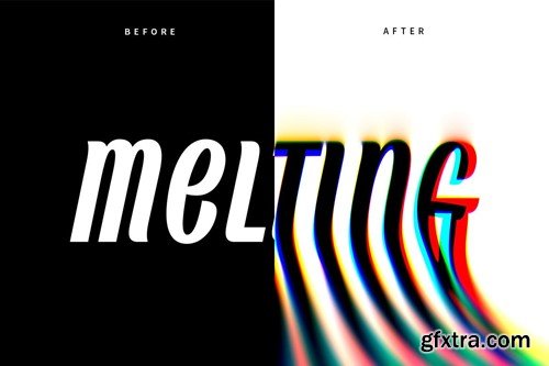 Colourful Chrome PSD Text Effect DUMDSRG