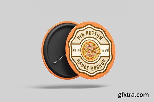 Pin Button Badge Mockup RPD4BKU