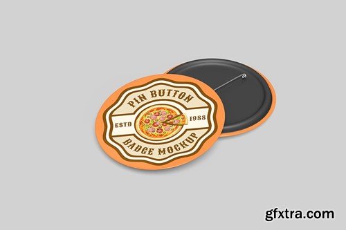 Pin Button Badge Mockup RPD4BKU