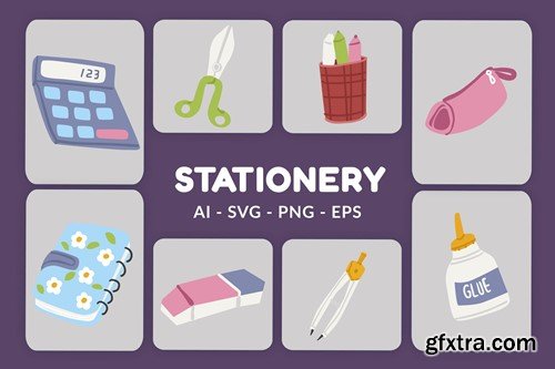 Stationery Vector Illustration v.4 QQBMJ49