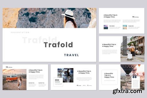 Trafold – Travel Keynote Template LTS67UP