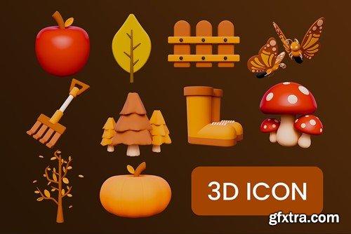 Autumn 3D Icon VFUV5QN