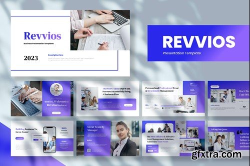 Revvios - Business Presentation Keynote Template 78XYYSU