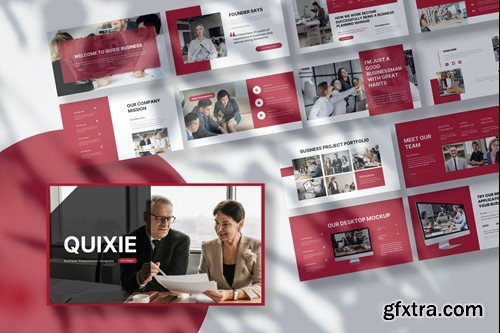 Quixie - Business Presentation Keynote Template FAYJ3LE
