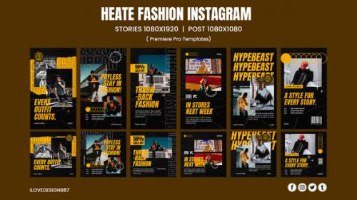 Videohive - Heate Fashion Instagram Template | MOGRT Files - 47426680 - 47426680