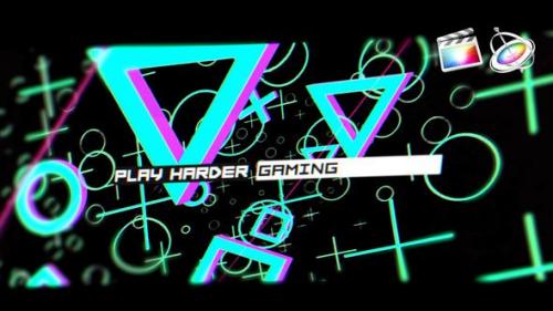 Videohive - Gamer Glitch Logo Reveal - 47442755 - 47442755