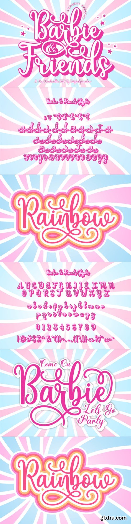 Barbie and Friends Font