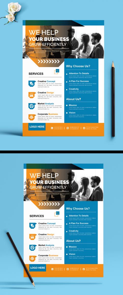 Business Marketing Flyer Design Template 570485775