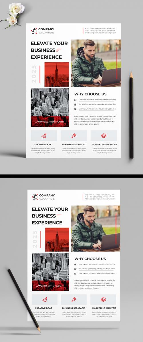 Corporate Business Flyer Design Template 570485906