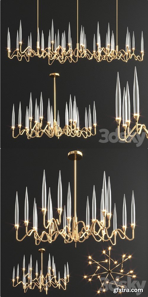 Chandeliers by Il Pezzo Mancante