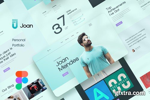 Joan - Personal Portfolio Figma Template SP2FZSU