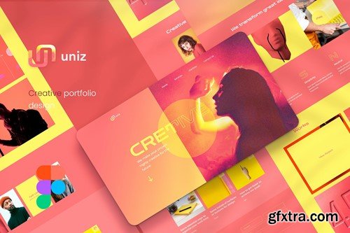 Uniz - Portfolio Figma Template W5R47N8