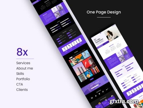 Allie - Creative Portfolio Website Figma Template Ui8.net