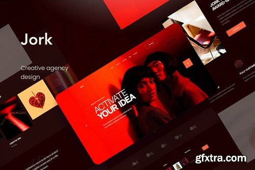 Jork Creative PSD Template 3VX4NFA