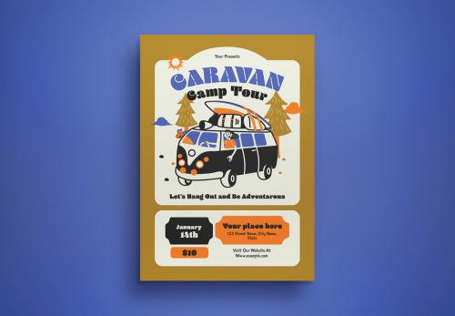 Olive Flat Campervan Tour Flyer Layout 571159351