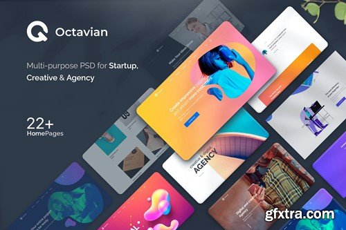 Octavian - Multipurpose Creative PSD Template XDK4LGR