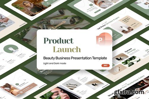 Product Launch Business - PowerPoint Template URHNY7Q