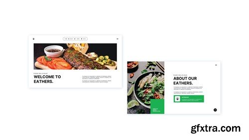 EATHERS - Restaurant Food PowerPoint Template DEA9GD4