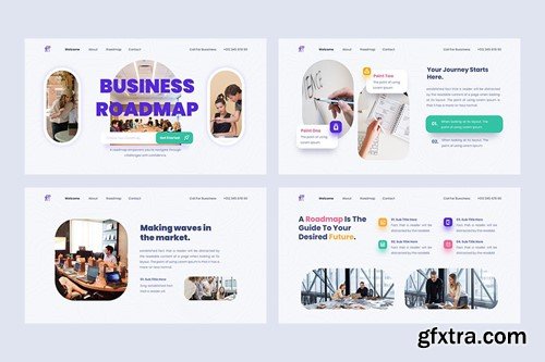 Roadmap - Business Keynote Presentation Template MZRH4RT