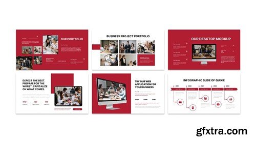 Quixie - Business Presentation PowerPoint Template MEXNMHY