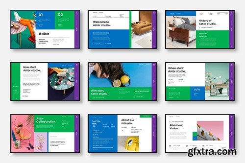 Astor – Business PowerPoint Template NTTU92G