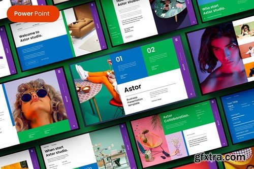 Astor – Business PowerPoint Template NTTU92G