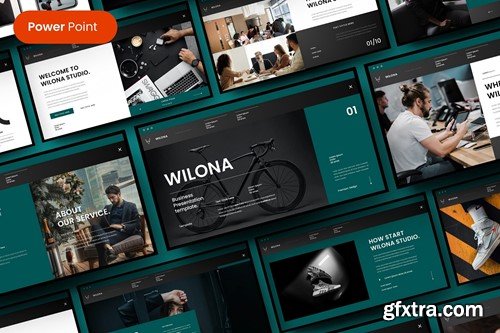 Wilona – Business PowerPoint Template TJ8QSXQ