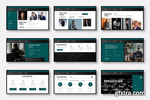 Wilona – Business PowerPoint Template TJ8QSXQ