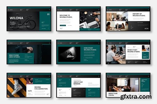 Wilona – Business PowerPoint Template TJ8QSXQ