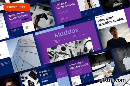 Maddox – Business PowerPoint Template T7YNK5Z