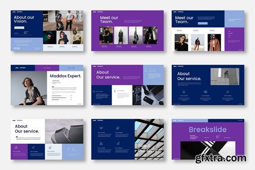 Maddox – Business PowerPoint Template T7YNK5Z