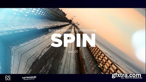 Videohive Bokeh Spin Transitions Vol. 01 47452946