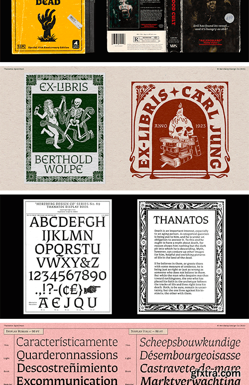 Thanatos Font Family