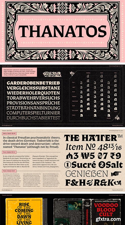 Thanatos Font Family