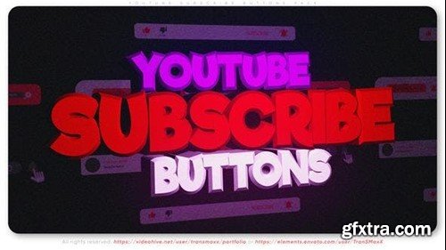 Videohive Youtube Subscribe Buttons PACK 47431417