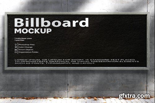 Billboard Wall Mockup FJ67P8Z