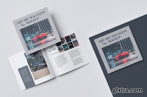 Square Magazine Mockup V7JGNE6