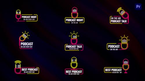 Videohive - Podcast Titles Premiere Pro - 47435544 - 47435544