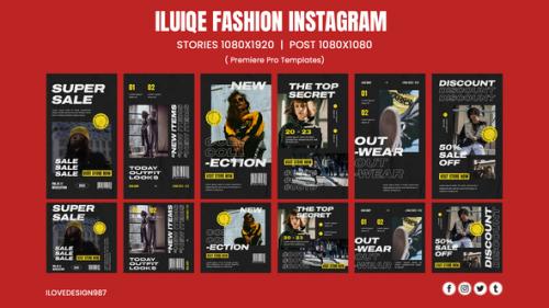 Videohive - Iluiqe Fashion Instagram Template | MOGRT File - 47437047 - 47437047