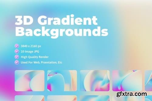 3D Gradient Backgrounds vol 5